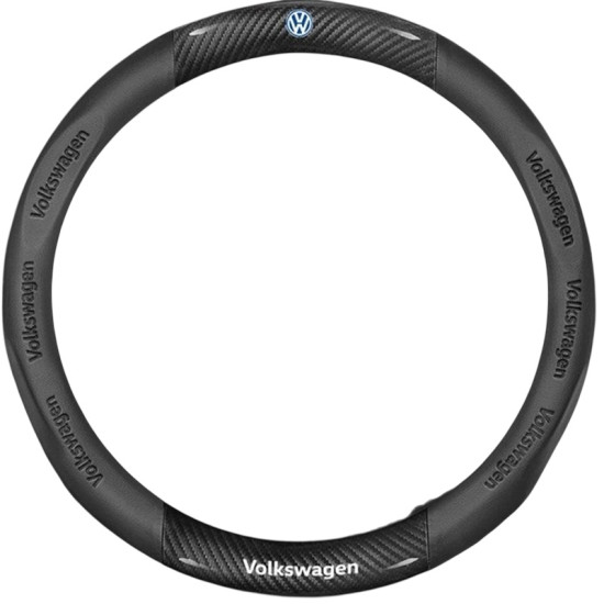 Κάλυμμα τιμονιού από υψηλής πυκνότητας ανθρακονήματα 37CM VOLKSWAGEN W17902-4 ΜΑΥΡΟ