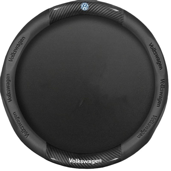 Κάλυμμα τιμονιού από υψηλής πυκνότητας ανθρακονήματα 37CM VOLKSWAGEN W17902-4 ΜΑΥΡΟ
