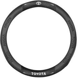 Κάλυμμα τιμονιού από υψηλής πυκνότητας ανθρακονήματα 37CM TOYOTA W17902-5 ΜΑΥΡΟ