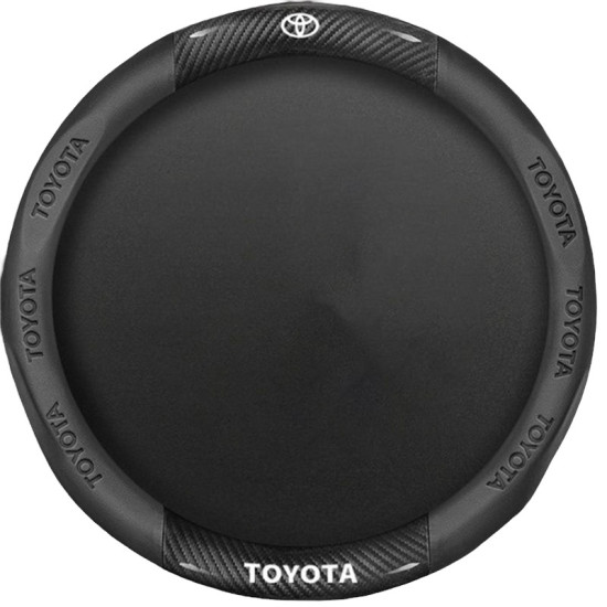 Κάλυμμα τιμονιού από υψηλής πυκνότητας ανθρακονήματα 37CM TOYOTA W17902-5 ΜΑΥΡΟ