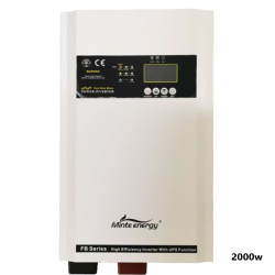 Inverter καθαρού ημιτόνου 2000W 24V ρυθμιστής φόρτισης PWM με οθόνη LCD Minte Energy