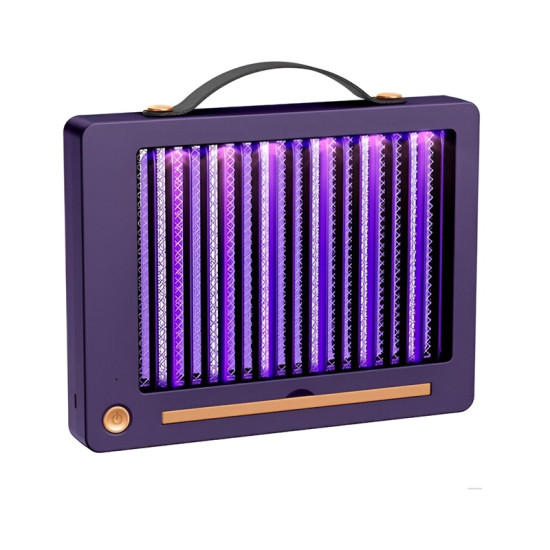 Επαναφορτιζόμενη ηλεκτρική λάμπα εξόντωσης κουνουπιών HYH-168 μωβ